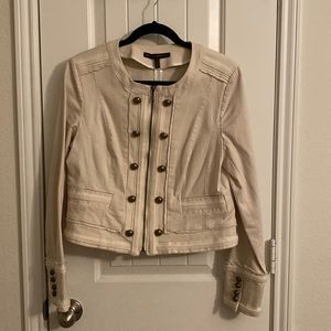 White House Black Market Cream Color Blazer- Size 14
